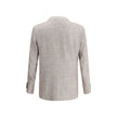 Brunello Cucinelli Light Brown Linen Blazer Brunello Cucinelli