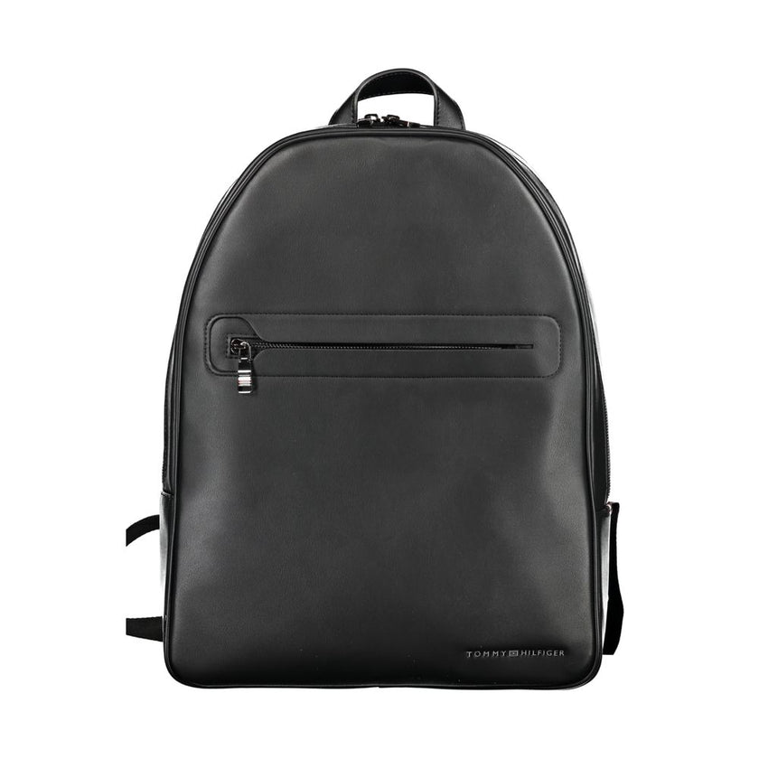 Tommy Hilfiger Nero Poliuretano Men Backpack Tommy Hilfiger