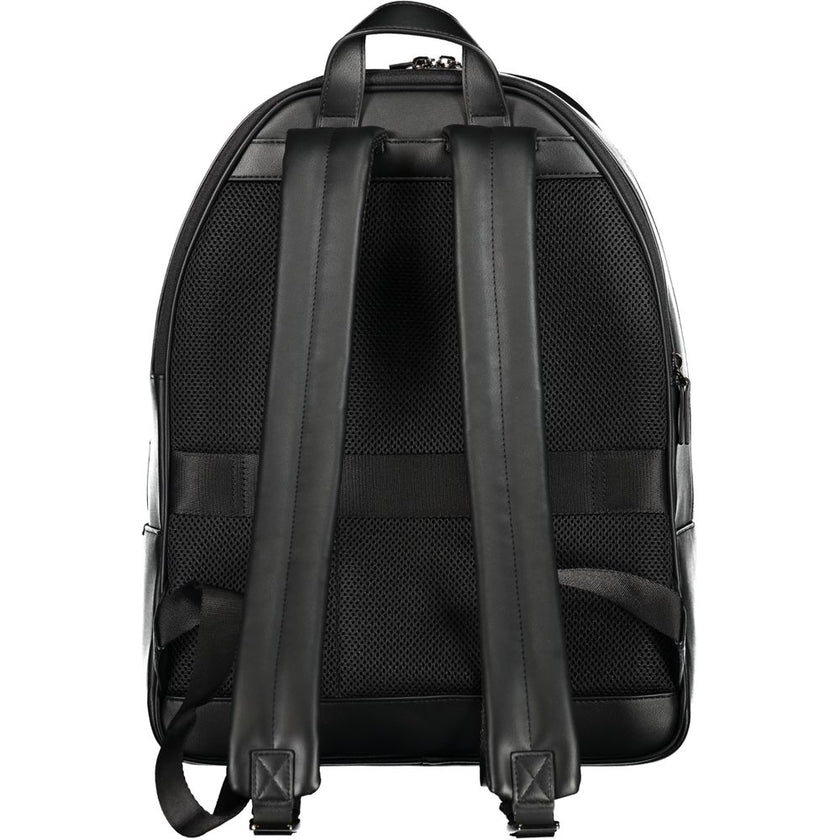 Tommy Hilfiger Nero Poliuretano Men Backpack Tommy Hilfiger