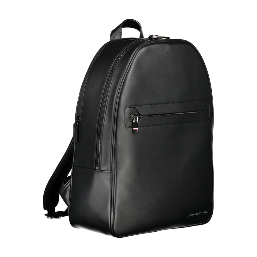 Tommy Hilfiger Nero Poliuretano Men Backpack Tommy Hilfiger