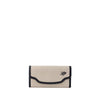 Loro Piana Beige Fabric And Leather Wallet Loro Piana