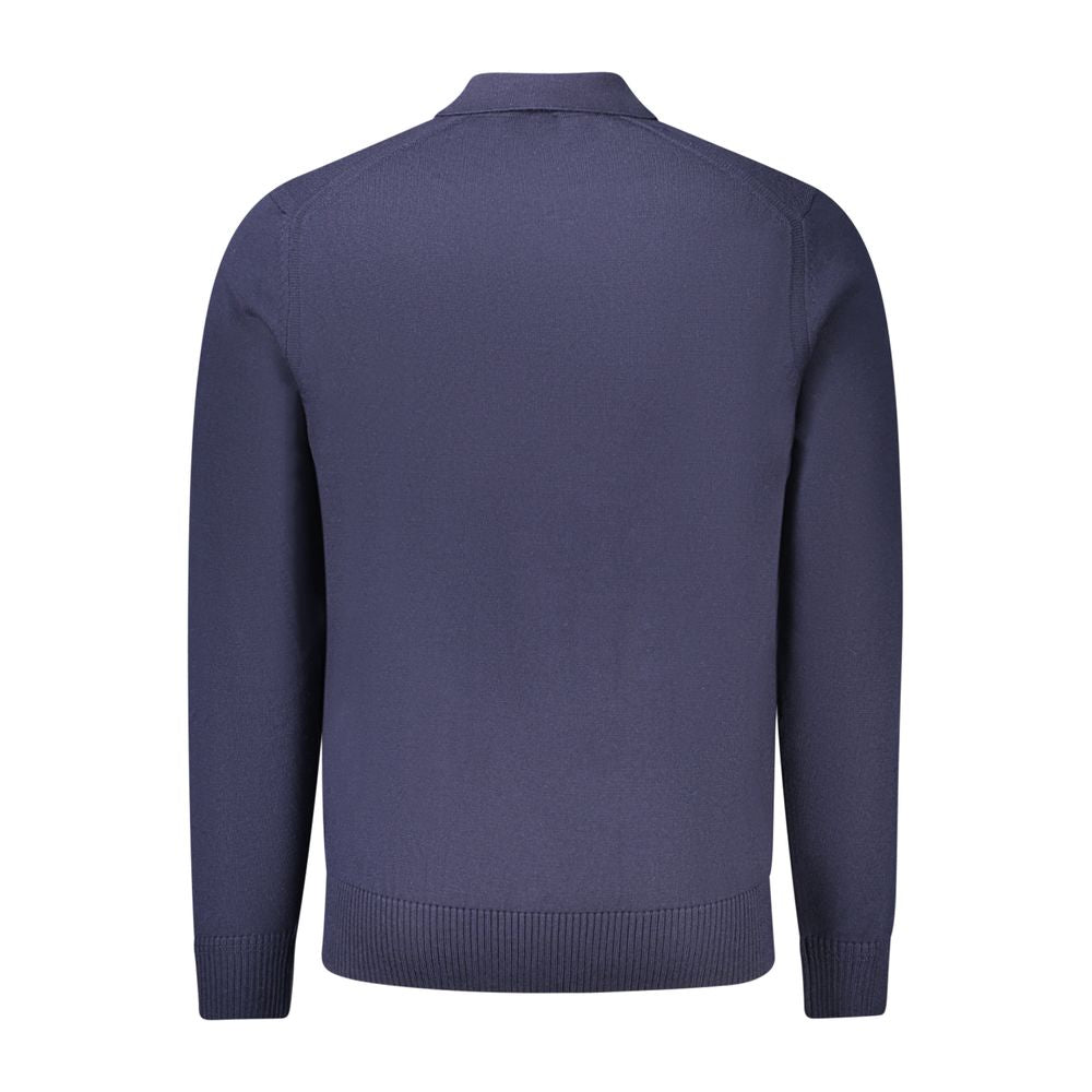 Hugo Boss Blue Wool Mens Sweater Hugo Boss