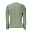 Hugo Boss Green Cotton Men Sweater Hugo Boss