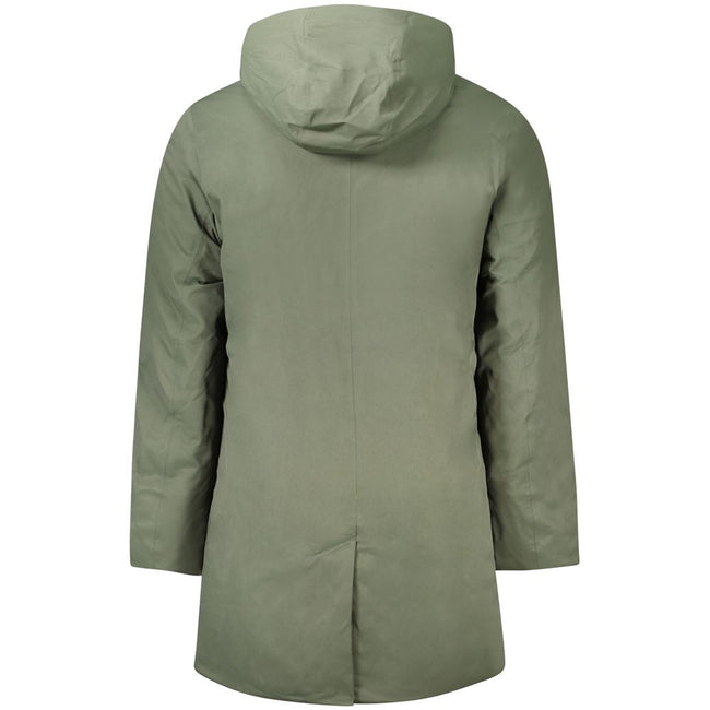 K-WAY Green Polyester Men Jacket K-WAY