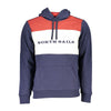 North Sails Blue Cotton Men Sweater with Hood North Sails