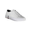 Tommy Hilfiger White Leather Men Sneaker Tommy Hilfiger