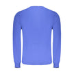 North Sails Blue Cotton Men Sweater North Sails