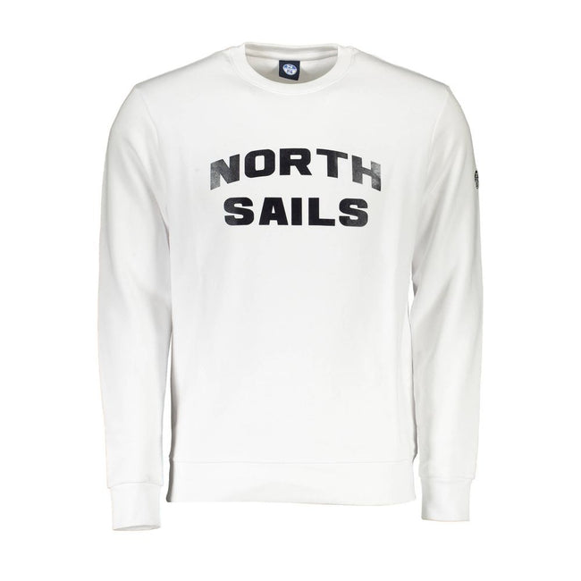 North Sails White Cotton Men's Sweater North Sails