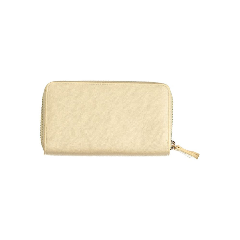 Mario Valentino Beige Polyurethane Women Wallet Mario Valentino