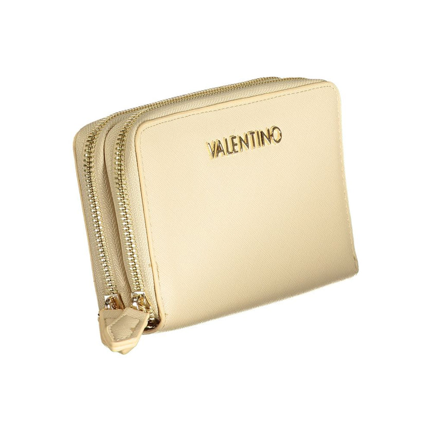Mario Valentino Beige Polyurethane Women Wallet Mario Valentino