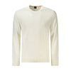 Hugo Boss White Wool Men Sweater Hugo Boss