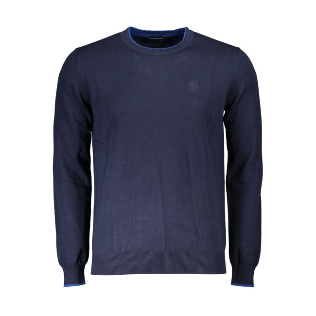 North Sails Blue Cotton Sweater North Sails