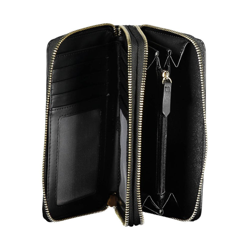 Mario Valentino Black Polyethylene Women Wallet Mario Valentino