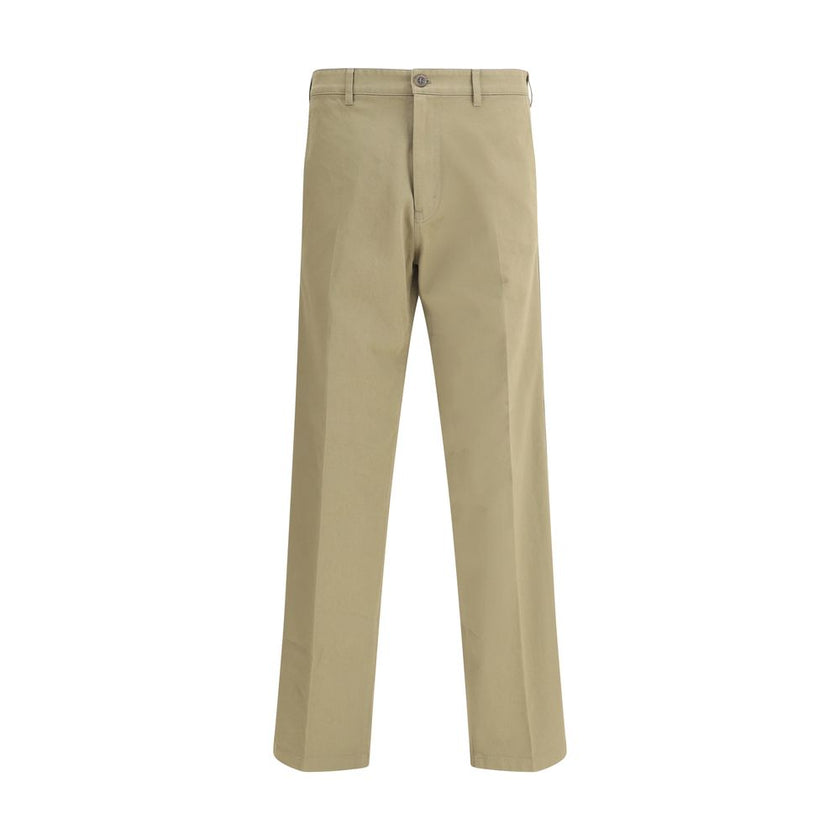 Prada Beige Cotton Chino Pants Prada