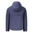 K-WAY Blue Polyester Men Jacket K-WAY