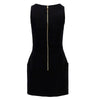 Balmain Black Wool Women Dress Balmain