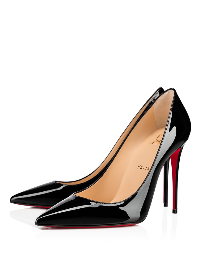 Christian Louboutin Black Patent Leather Kate Décolleté 100 Christian Louboutin