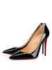 Christian Louboutin Black Patent Leather Kate Décolleté 100 Christian Louboutin