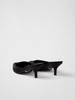Prada Black Satin Sabot Prada