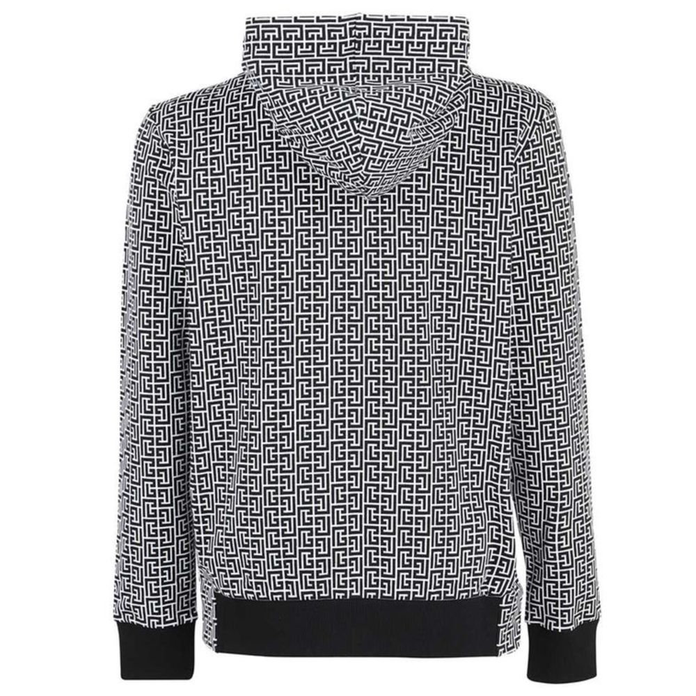 Balmain Black Cotton Men's Sweater Balmain