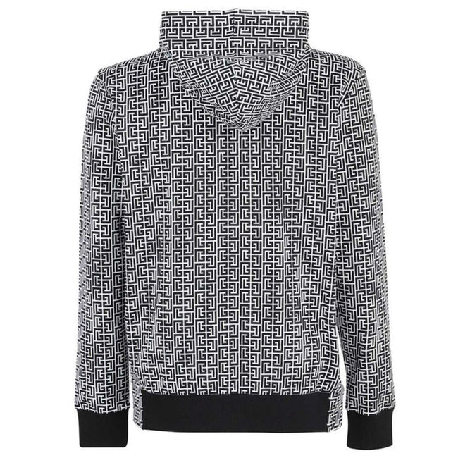 Balmain Black Cotton Men's Sweater Balmain