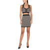 Balmain Black Viscose Skirt Balmain