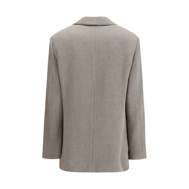 Brunello Cucinelli Ribbed deisgn lurex Jacket Brunello Cucinelli