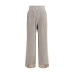 Brunello Cucinelli Ribbed lurex Pants Brunello Cucinelli