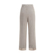 Brunello Cucinelli Ribbed lurex Pants Brunello Cucinelli