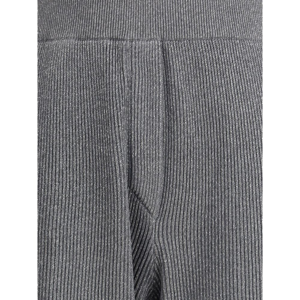Brunello Cucinelli Ribbed lurex Pants Brunello Cucinelli