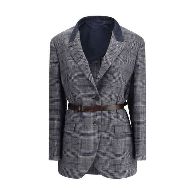 Brunello Cucinelli Prince of Wales pattern Blazer Brunello Cucinelli