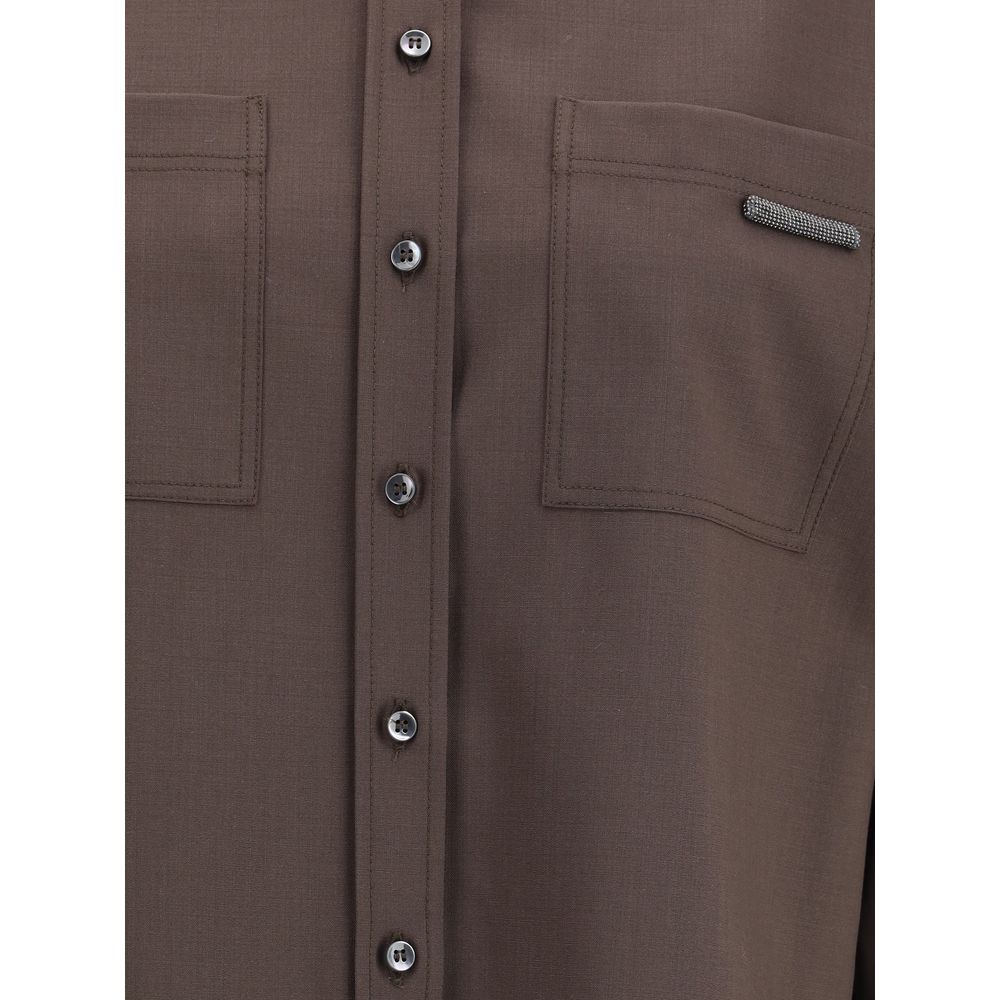 Brunello Cucinelli Wool Shirt Brunello Cucinelli