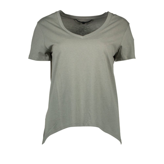 Silvian Heach Green Cotton Unisex T-Shirt Silvian Heach