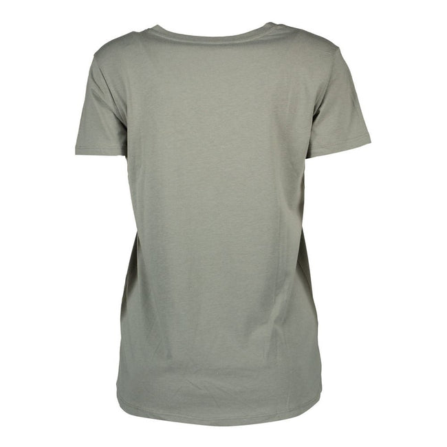 Silvian Heach Green Cotton Unisex T-Shirt Silvian Heach