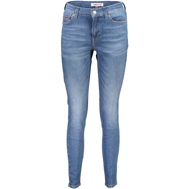 Tommy Hilfiger Blue Cotton Women Skinny Jean Tommy Hilfiger
