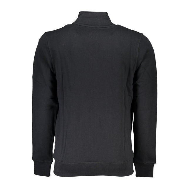 North Sails Black Cotton Men Sweater North Sails