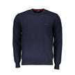 Harmont & Blaine Crew Neck Embroidered Blue Sweater Harmont & Blaine