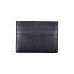 Tommy Hilfiger Sleek Blue Leather Card Holder with Contrast Details Tommy Hilfiger