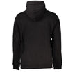 Tommy Hilfiger Black Cotton Men Sweater with Hood Tommy Hilfiger
