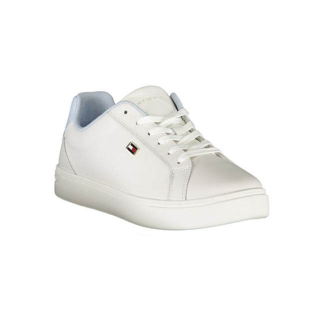 Tommy Hilfiger White Polyester Sneaker Tommy Hilfiger
