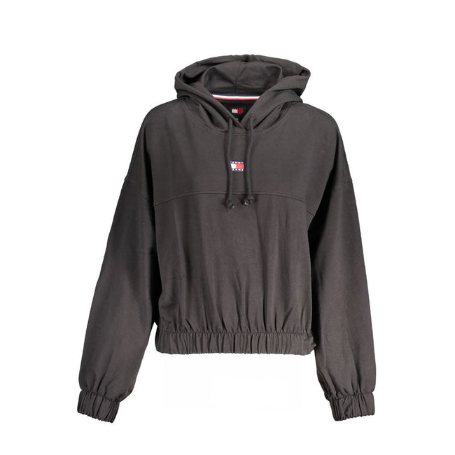Tommy Hilfiger Black Cotton Women Sweater Tommy Hilfiger