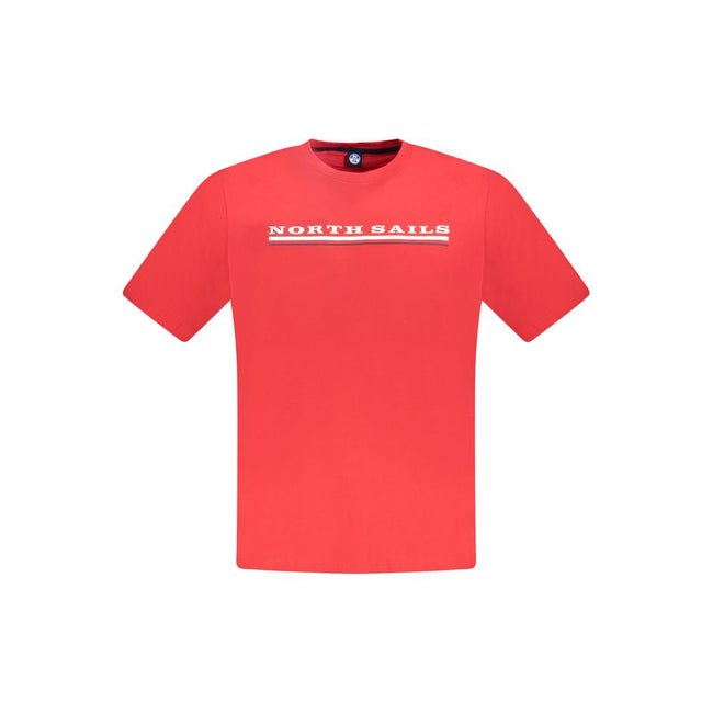 North Sails Red Cotton Men TShirt North Sails