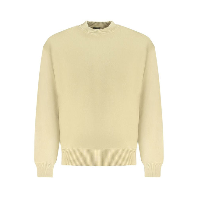 Hugo Boss Beige Cotton Men Sweater Hugo Boss
