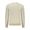 Hugo Boss Beige Cotton Men Sweater Hugo Boss