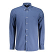 North Sails Blue Cotton Men Shirt North Sails