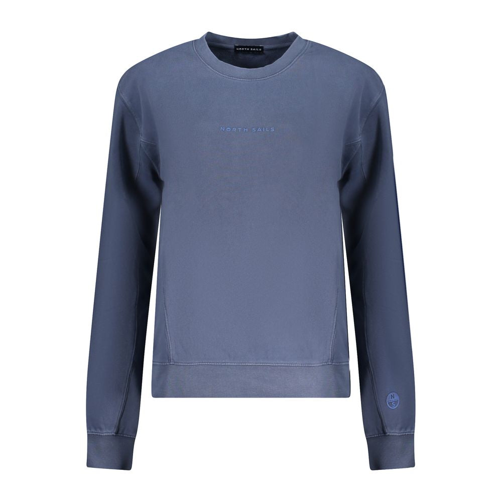 North Sails Blue Cotton Women Sweater North Sails