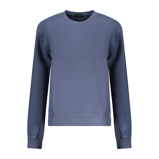 North Sails Blue Cotton Women Sweater North Sails