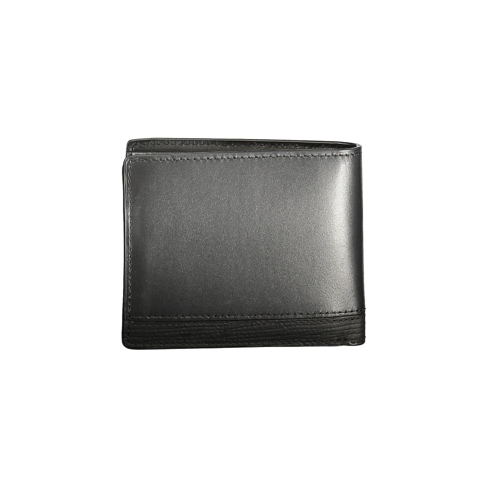 Tommy Hilfiger Black Leather Men Wallet Tommy Hilfiger
