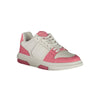 Tommy Hilfiger Pink Leather Women Sneaker Tommy Hilfiger