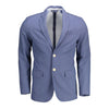 Gant Blue Cotton Men Jacket Gant